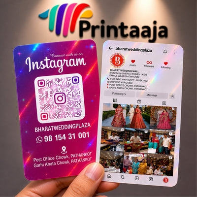 INSTA HOLOGRAPHIC VISITING CARD