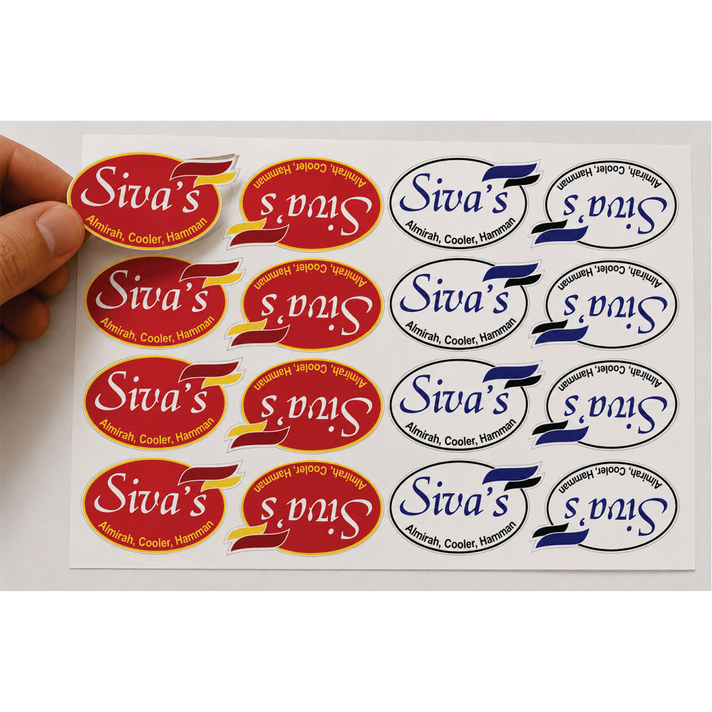 CUSTOM STICKER FUR 10| 100 SHEETS