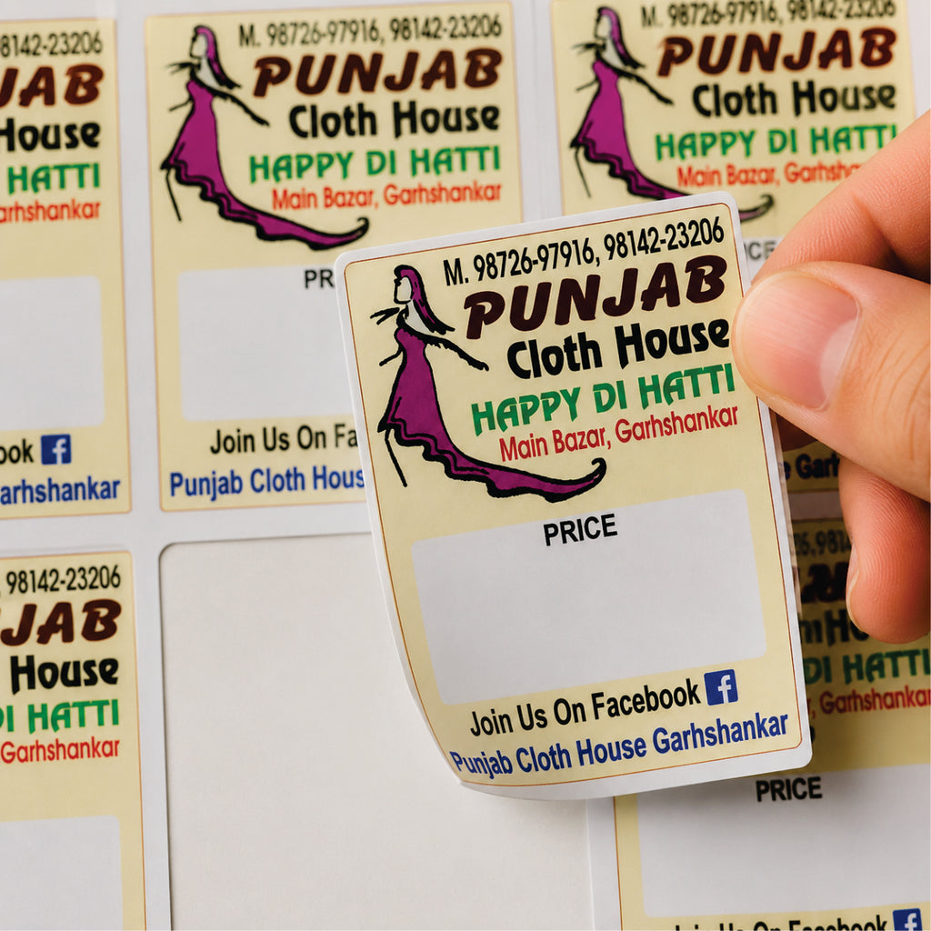 CUSTOM STICKER CL 10| 100 SHEETS