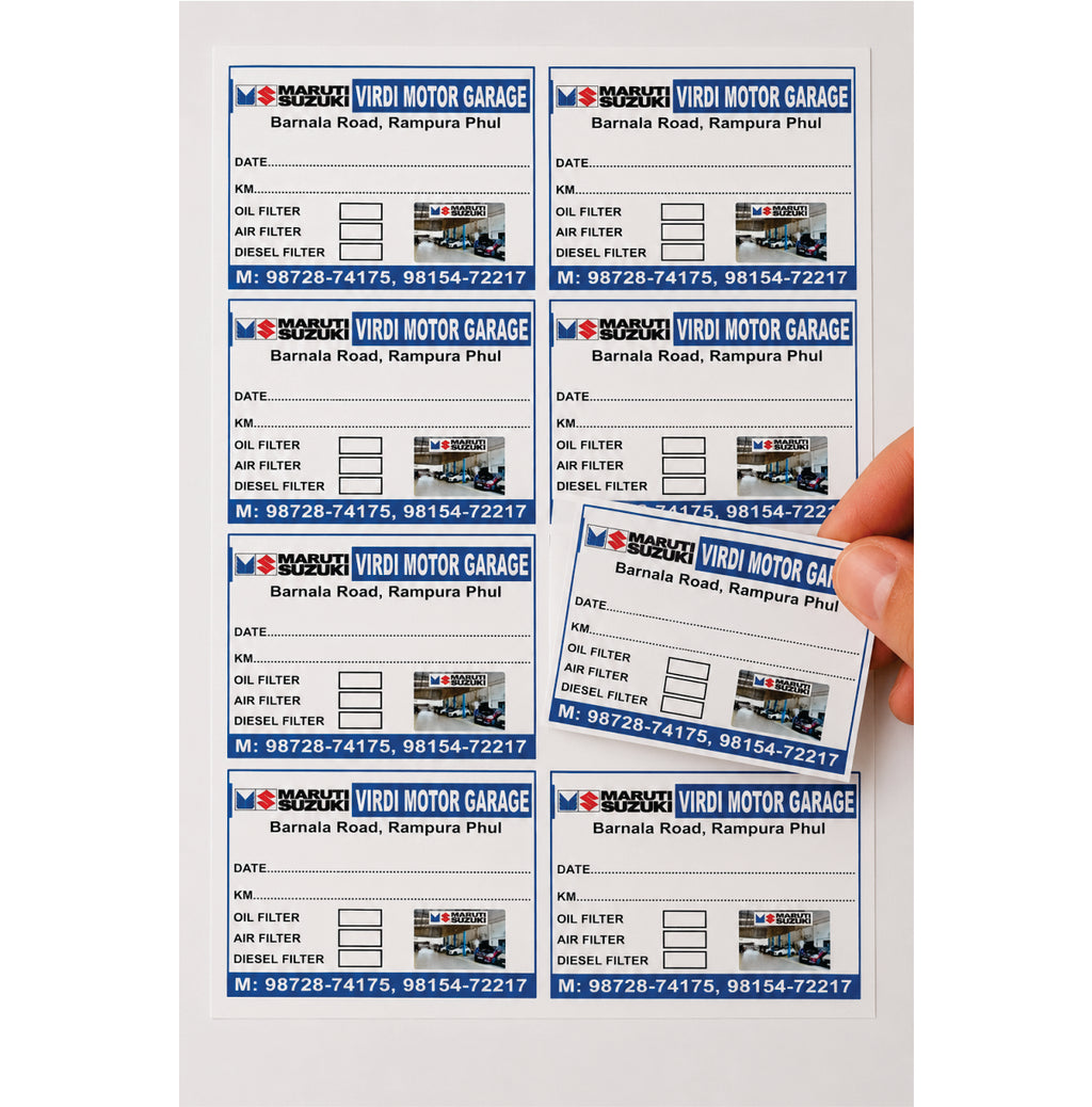 CUSTOM STICKER CR 10| 100 SHEETS