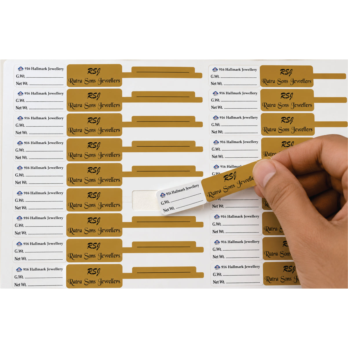 CUSTOM STICKER JE 10 | 100 SHEETS