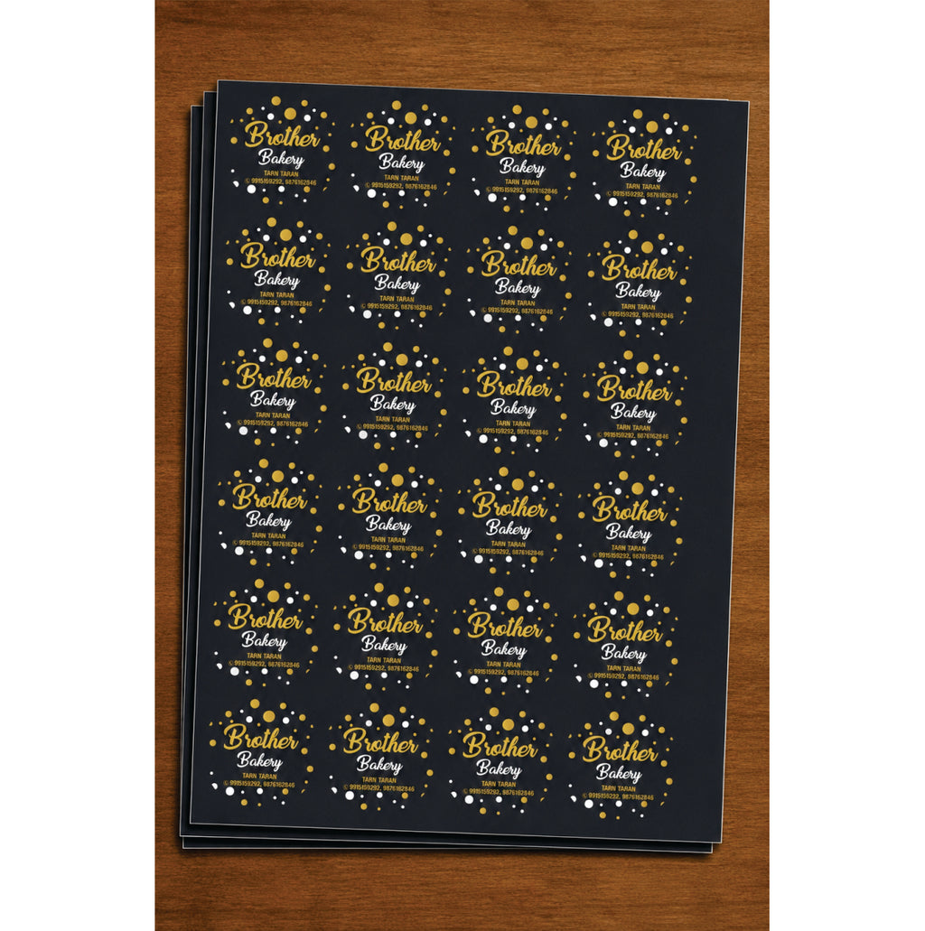 CUSTOM STICKER BK 011 | 100 SHEETS