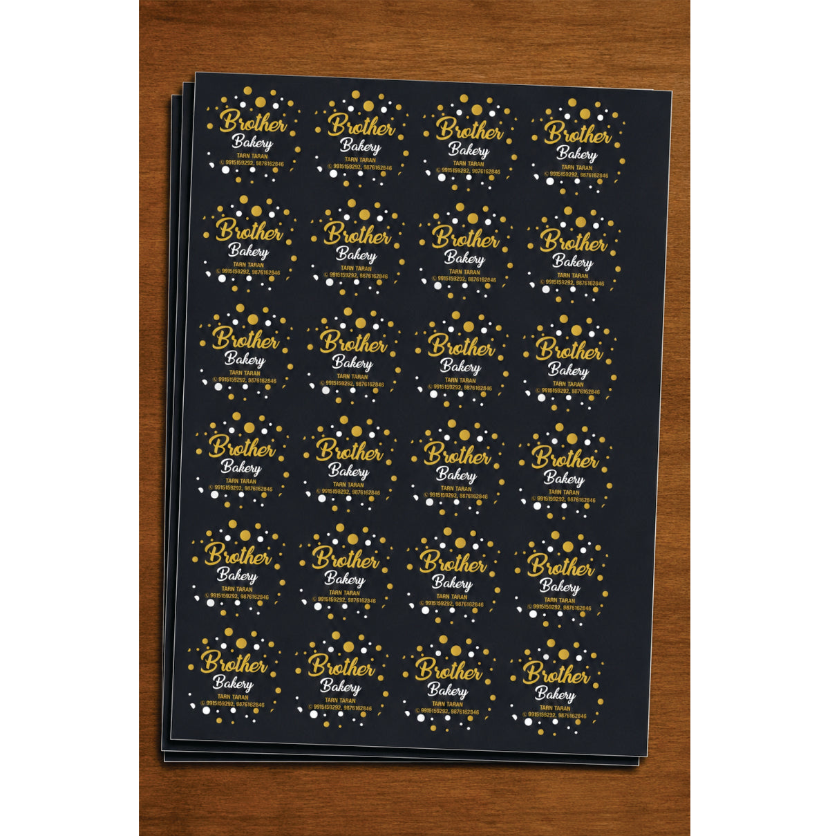 CUSTOM STICKER BK 011 | 100 SHEETS