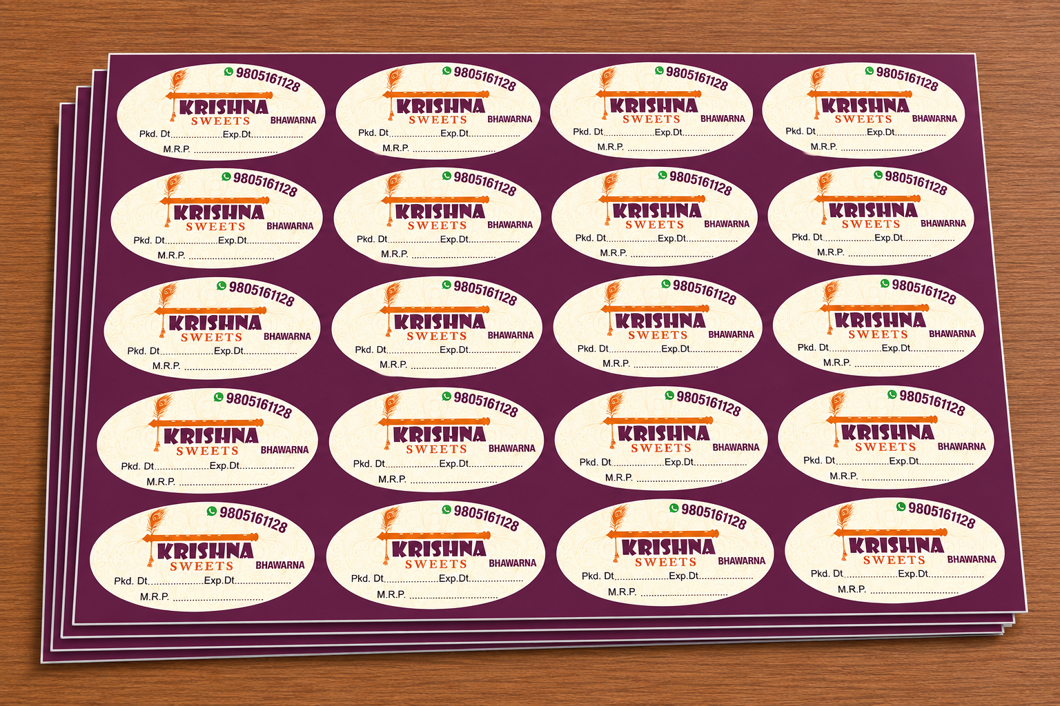 CUSTOM STICKER S 11| 100 SHEETS