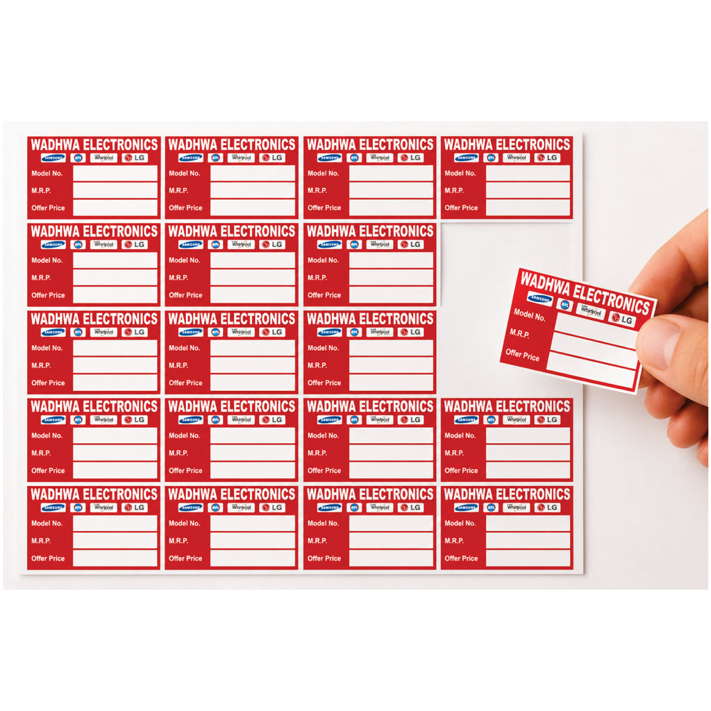 CUSTOM STICKER EL 11| 100 SHEETS