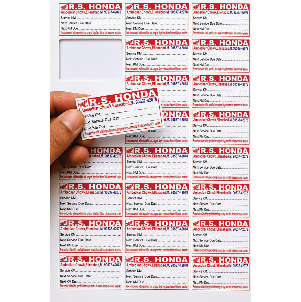 CUSTOM STICKER AU 11| 100 SHEETS