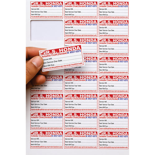 CUSTOM STICKER AU 11| 100 SHEETS