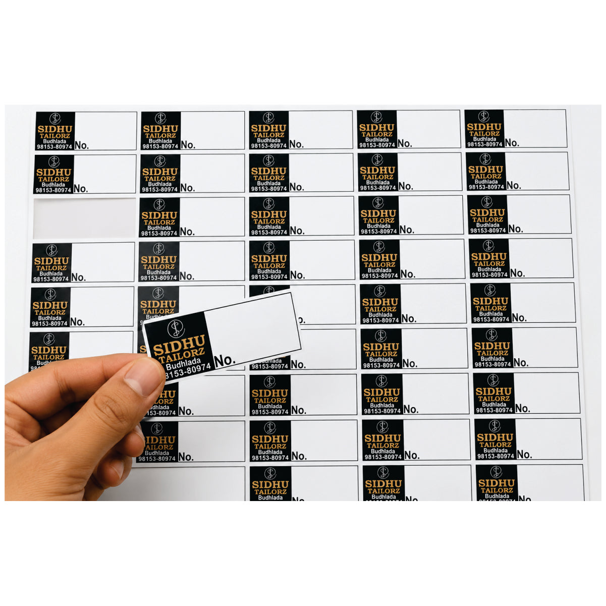 CUSTOM STICKER TA 11| 100 SHEETS