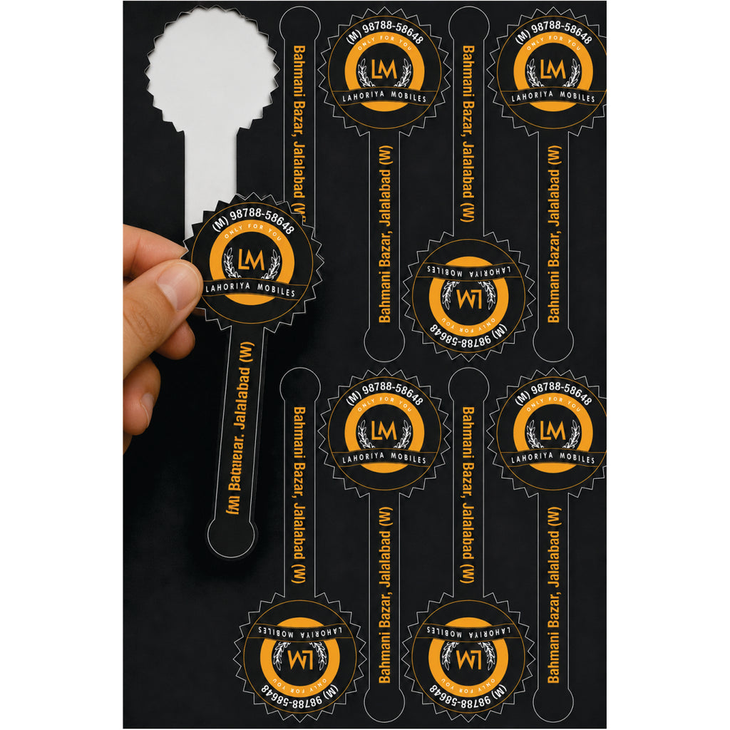 CUSTOM STICKER MO 12| 100 SHEETS