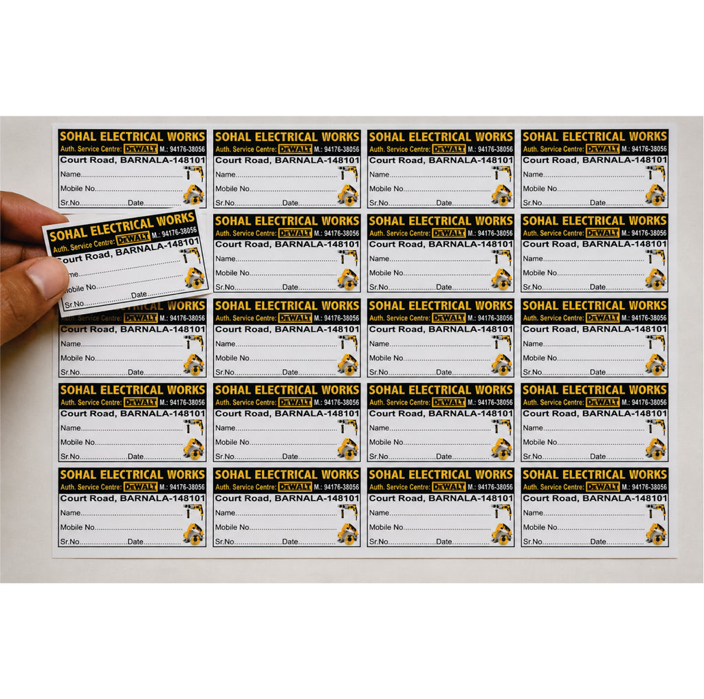 CUSTOM STICKER RE 13 100 SHEETS