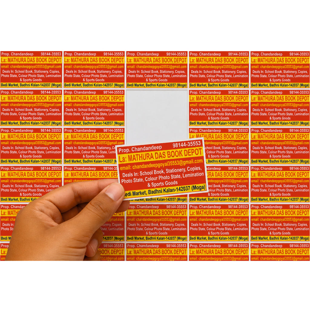 CUSTOM STICKER Bo 14| 100 SHEETS