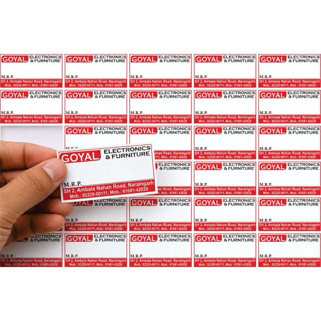 CUSTOM STICKER EL 14| 100 SHEETS