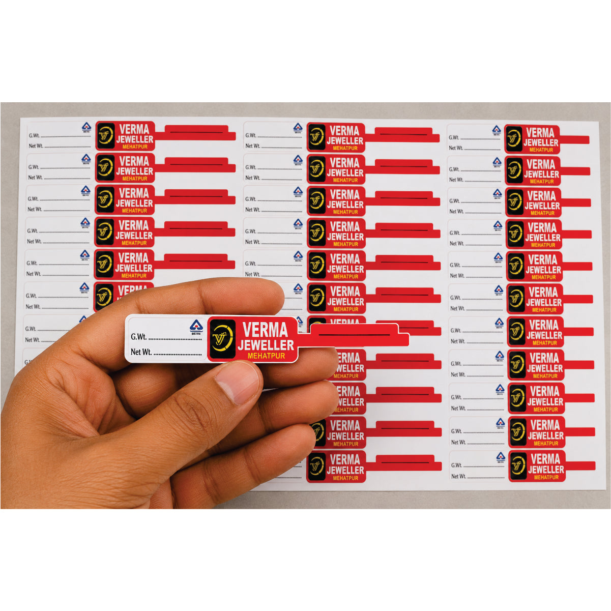 CUSTOM STICKER JE 14 | 100 SHEETS