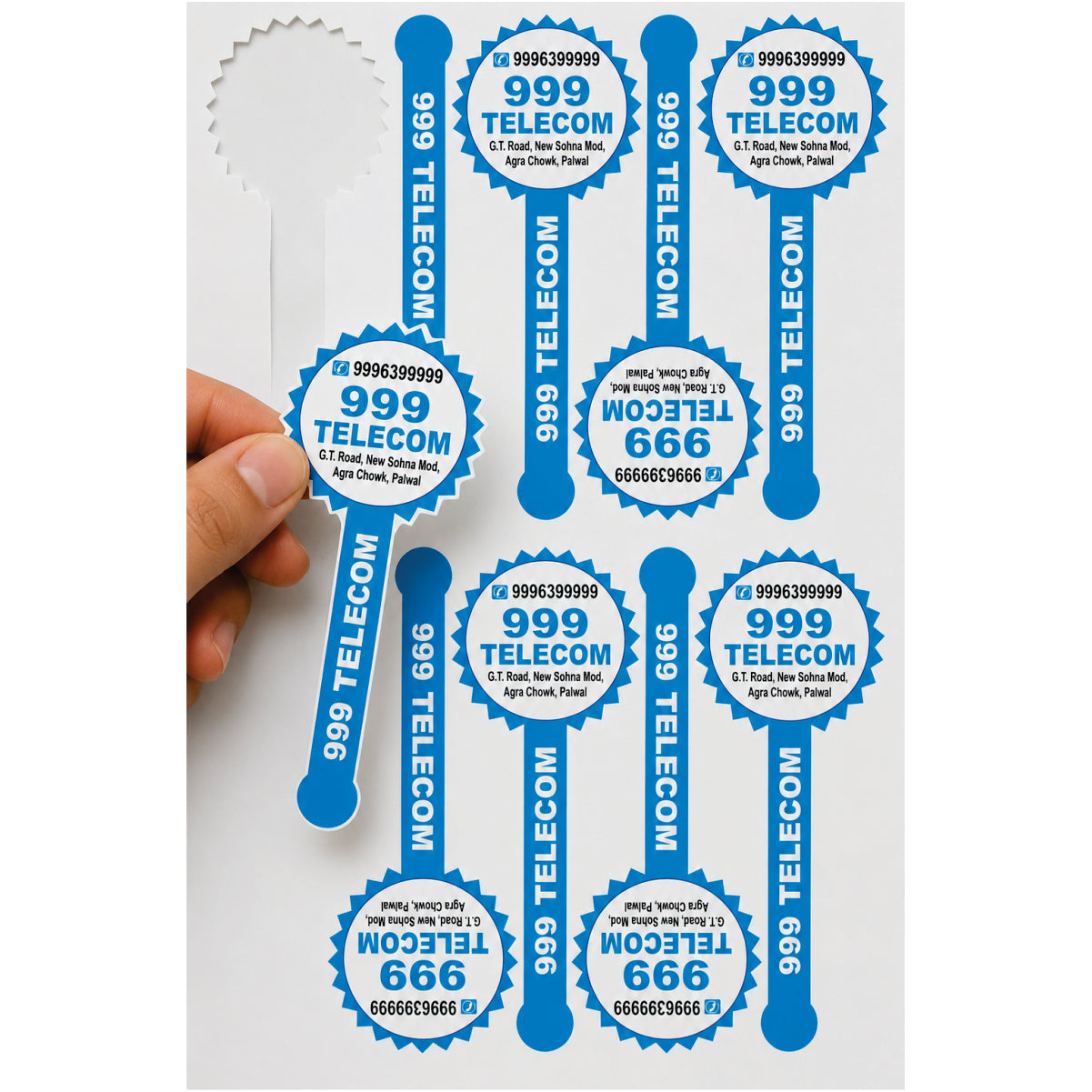CUSTOM STICKER MO 14| 100 SHEETS