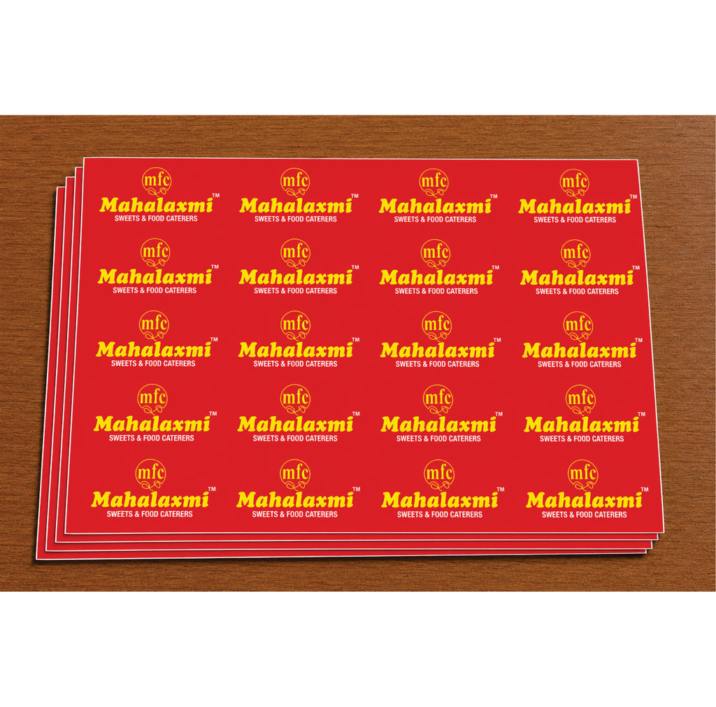 CUSTOM STICKER SW 14 | 100 SHEETS