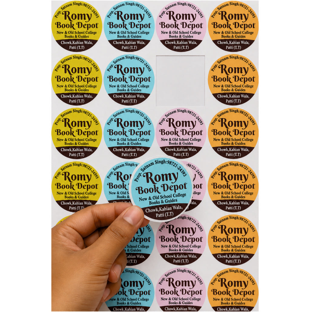 CUSTOM STICKER Bo 16| 100 SHEETS