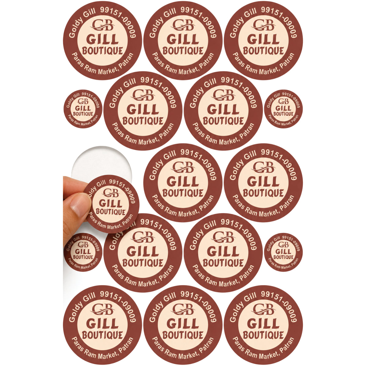 CUSTOM STICKER BOT 16| 100 SHEETS