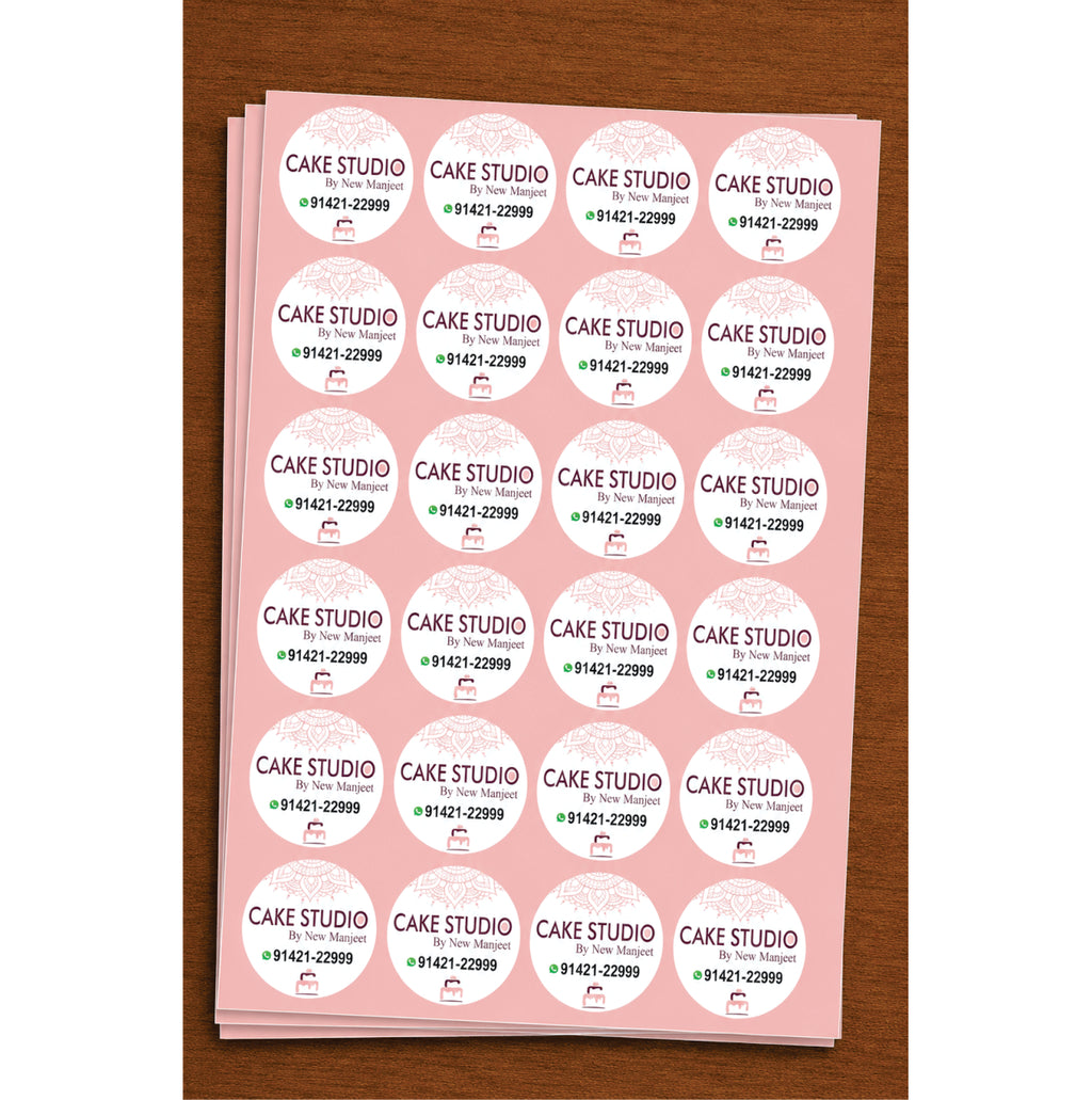 CUSTOM STICKER BK 017 | 100 SHEETS