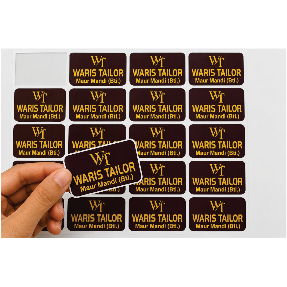 CUSTOM STICKER TA 17| 100 SHEETS