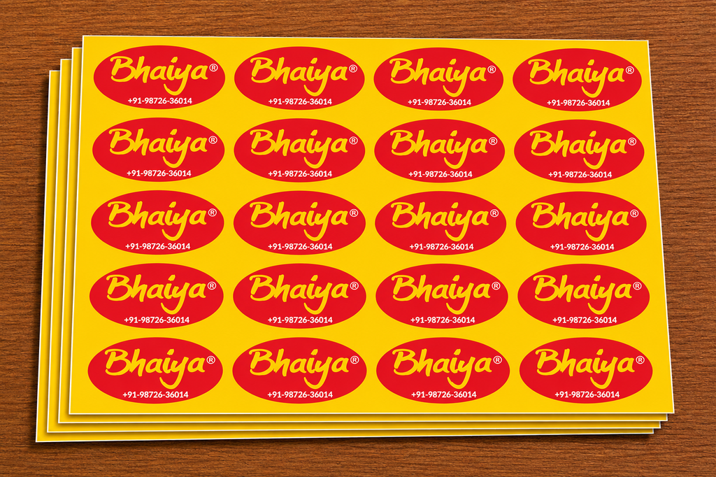 CUSTOM STICKER S 18| 100 SHEETS