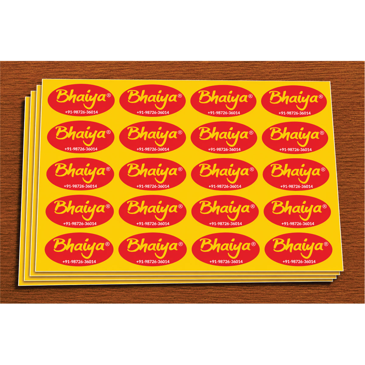 CUSTOM STICKER SW 18 | 100 SHEETS