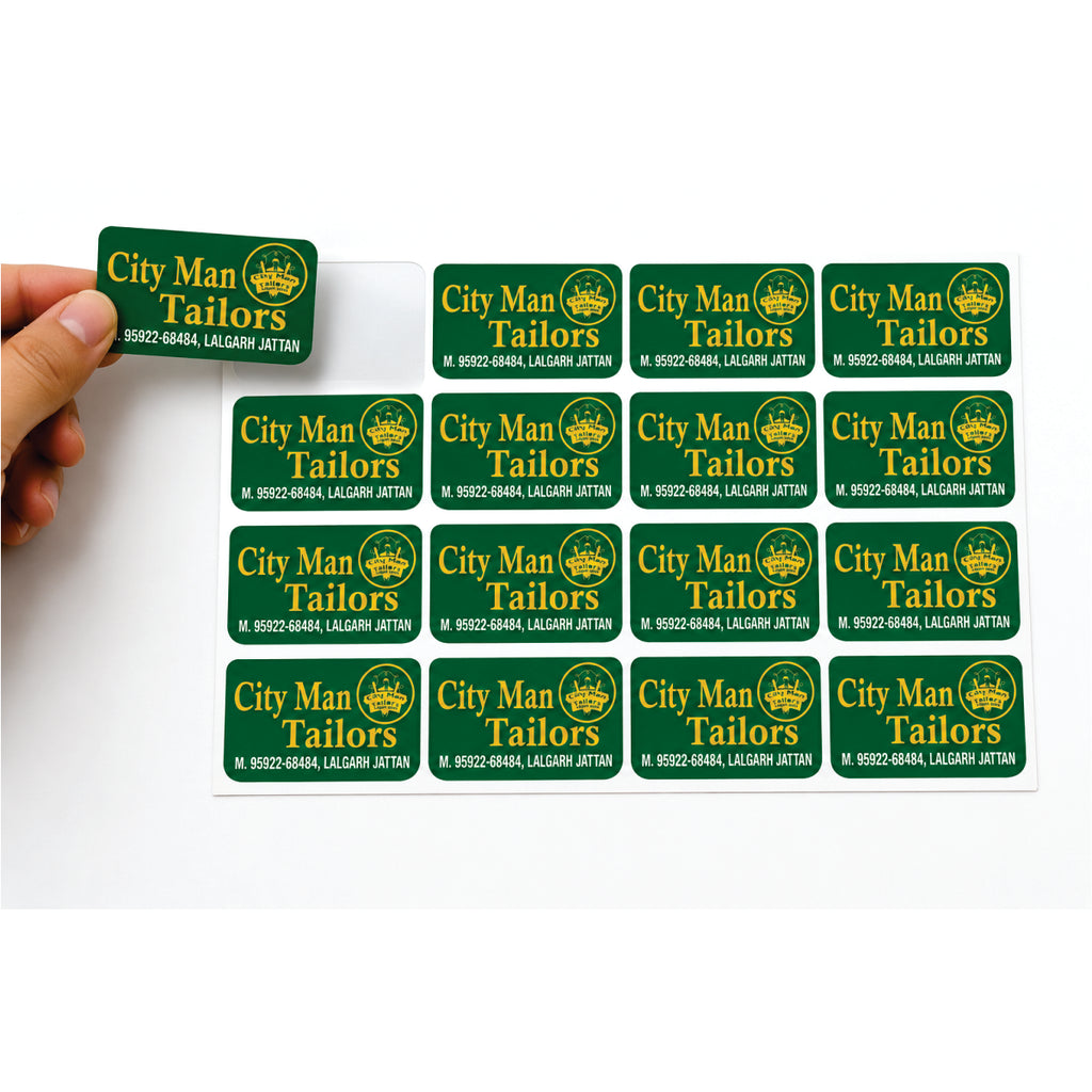 CUSTOM STICKER TA 18| 100 SHEETS