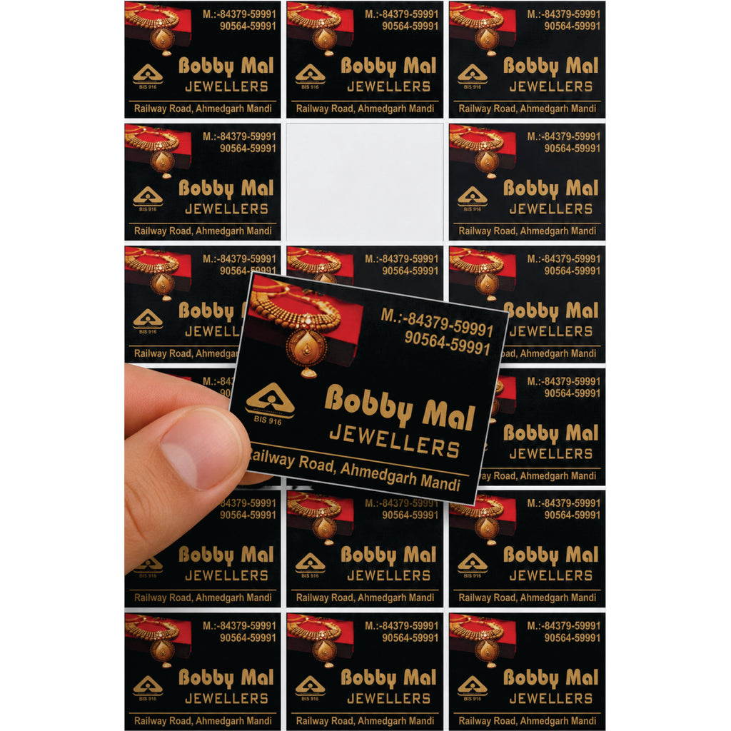 CUSTOM STICKER JE 18 | 100 SHEETS