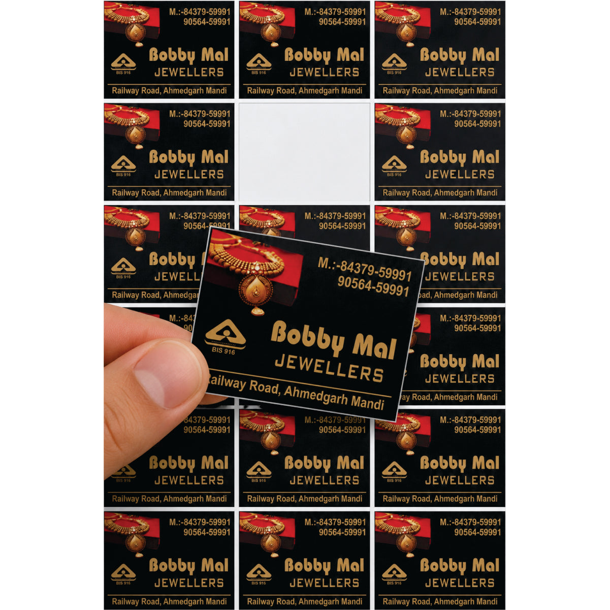 CUSTOM STICKER JE 18 | 100 SHEETS