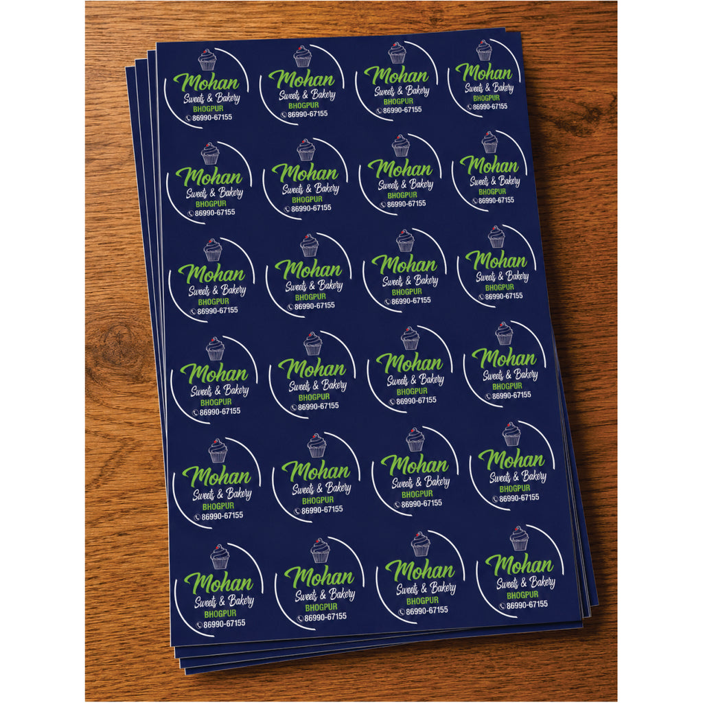 CUSTOM STICKER BK 019 | 100 SHEETS