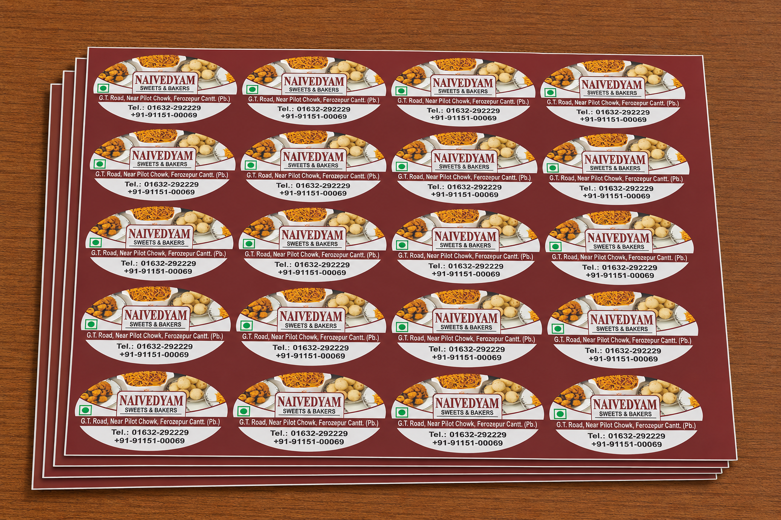 CUSTOM STICKER S 19| 100 SHEETS