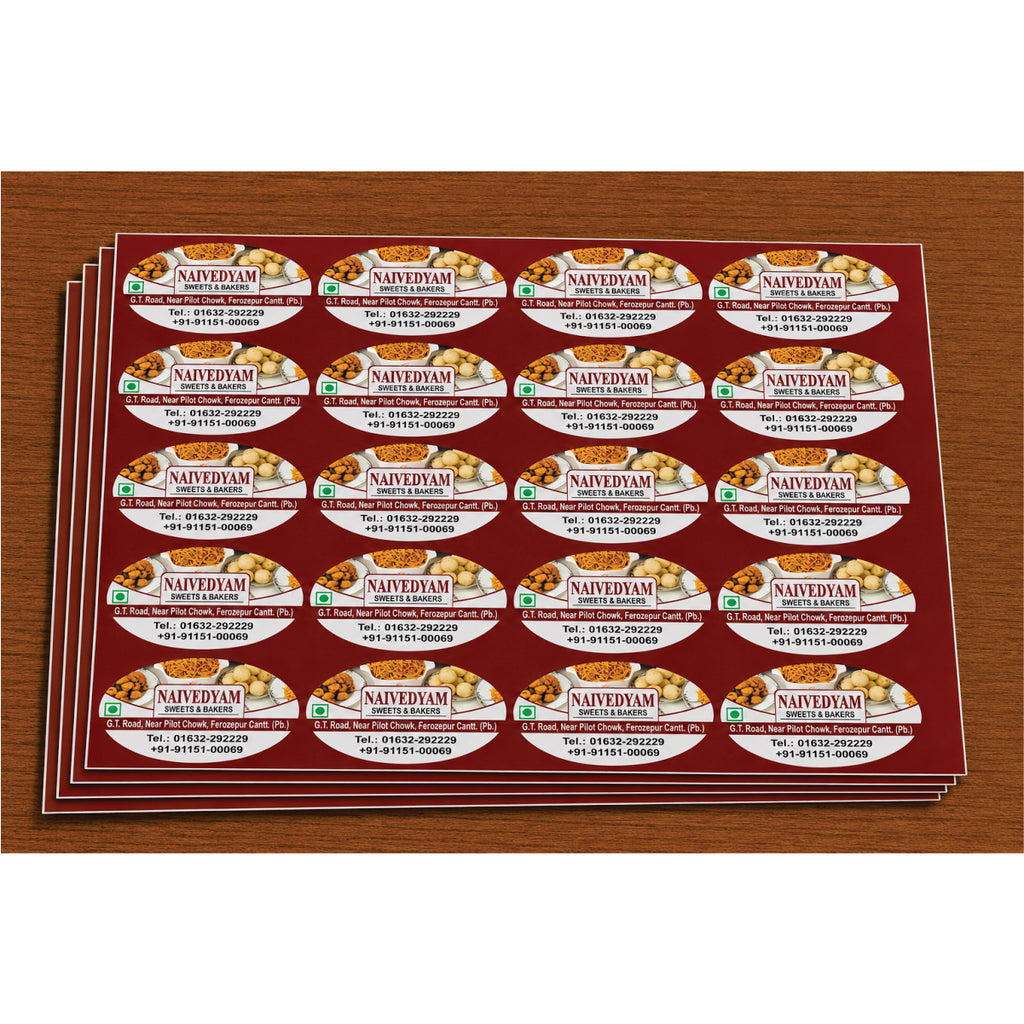 CUSTOM STICKER SW 19 | 100 SHEETS