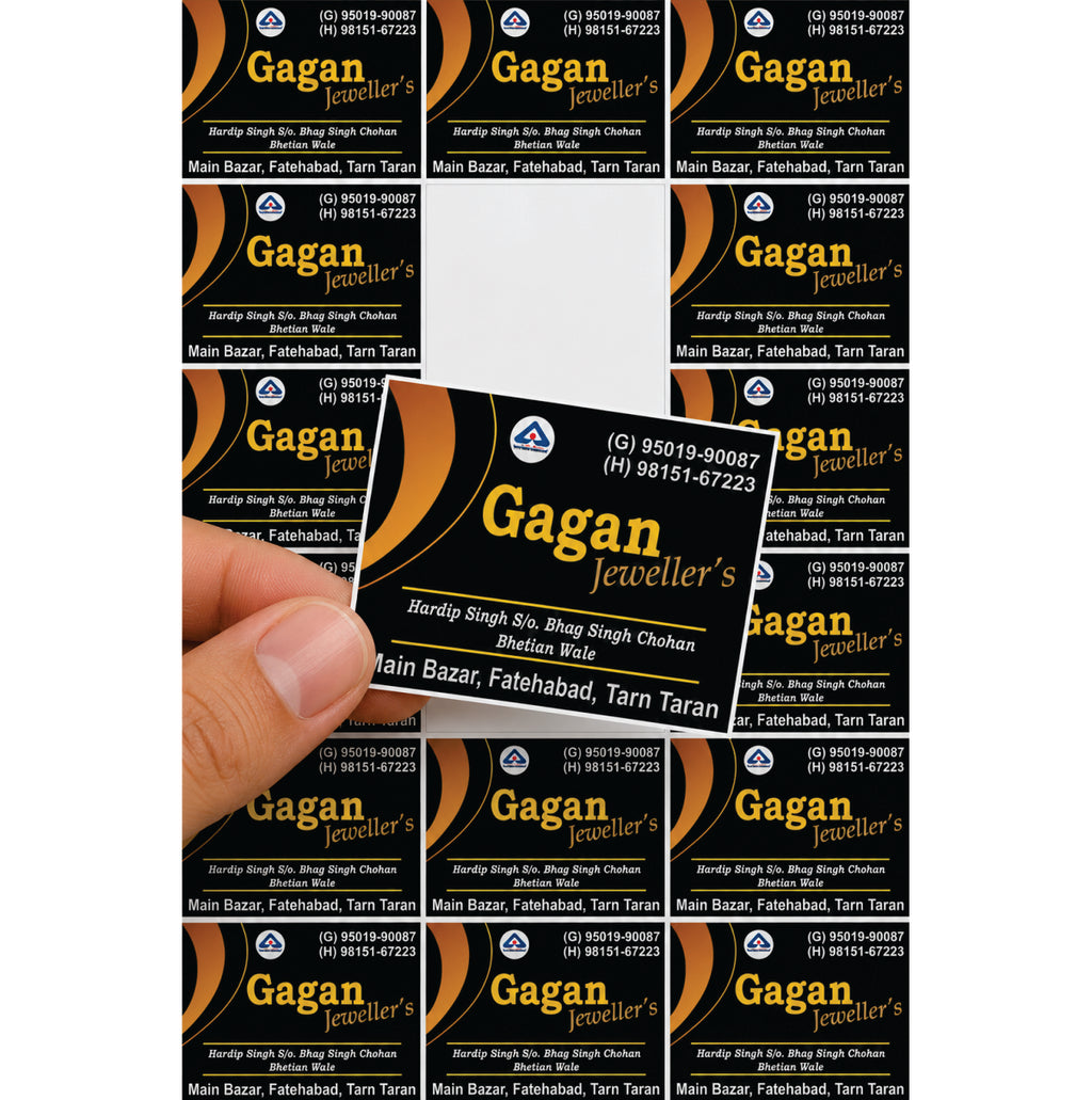CUSTOM STICKER JE 19 | 100 SHEETS