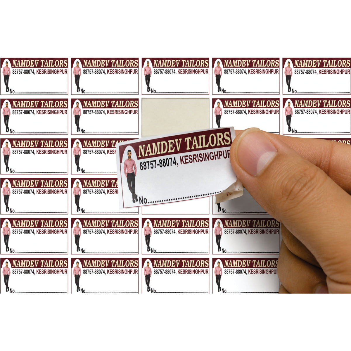 CUSTOM STICKER TA 01| 100 SHEETS