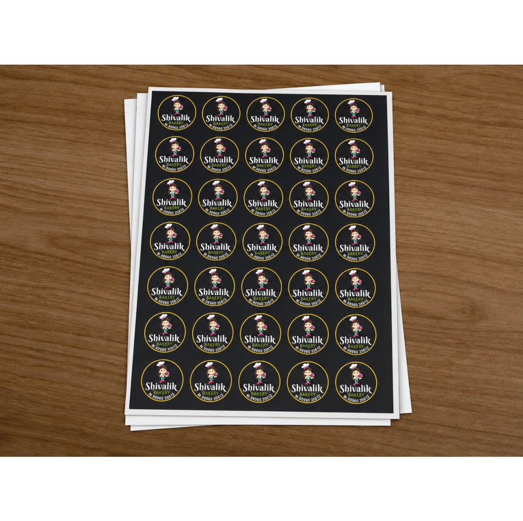 CUSTOM STICKER BK 001 | 100 SHEETS