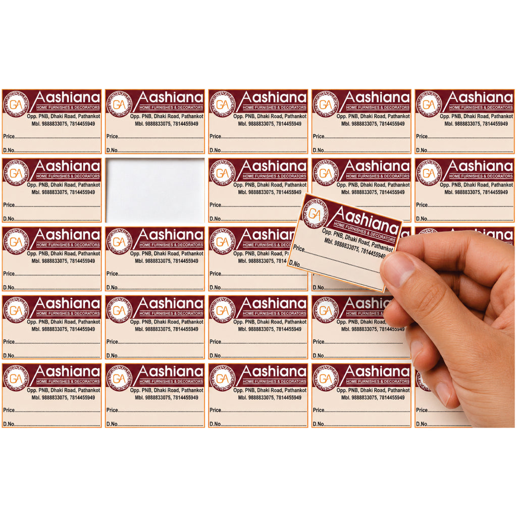 CUSTOM STICKER HA 01| 100 SHEETS