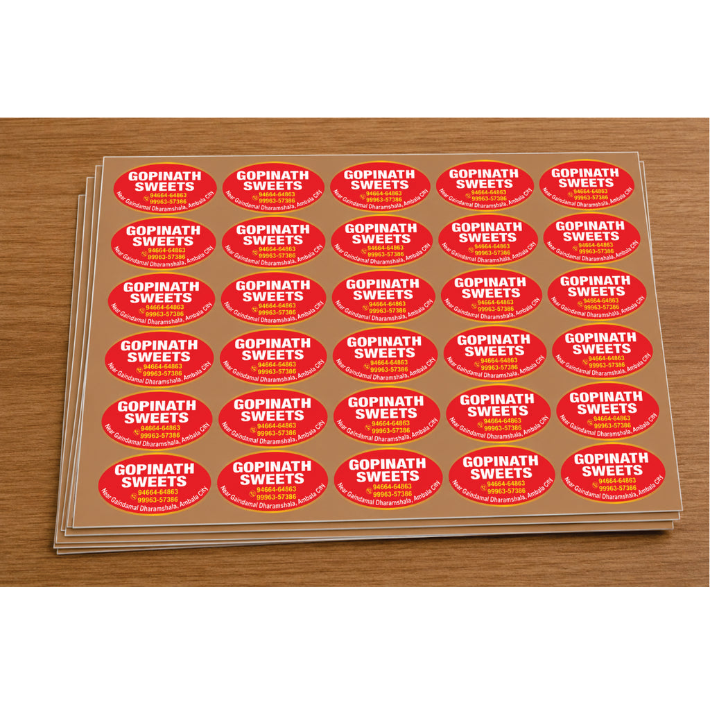 CUSTOM STICKER SW 01 | 100 SHEETS