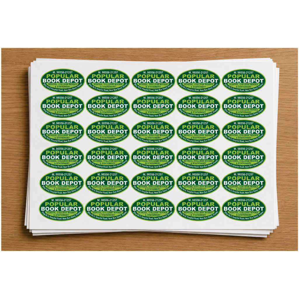 CUSTOM STICKER Bo 01 | 100 SHEETS