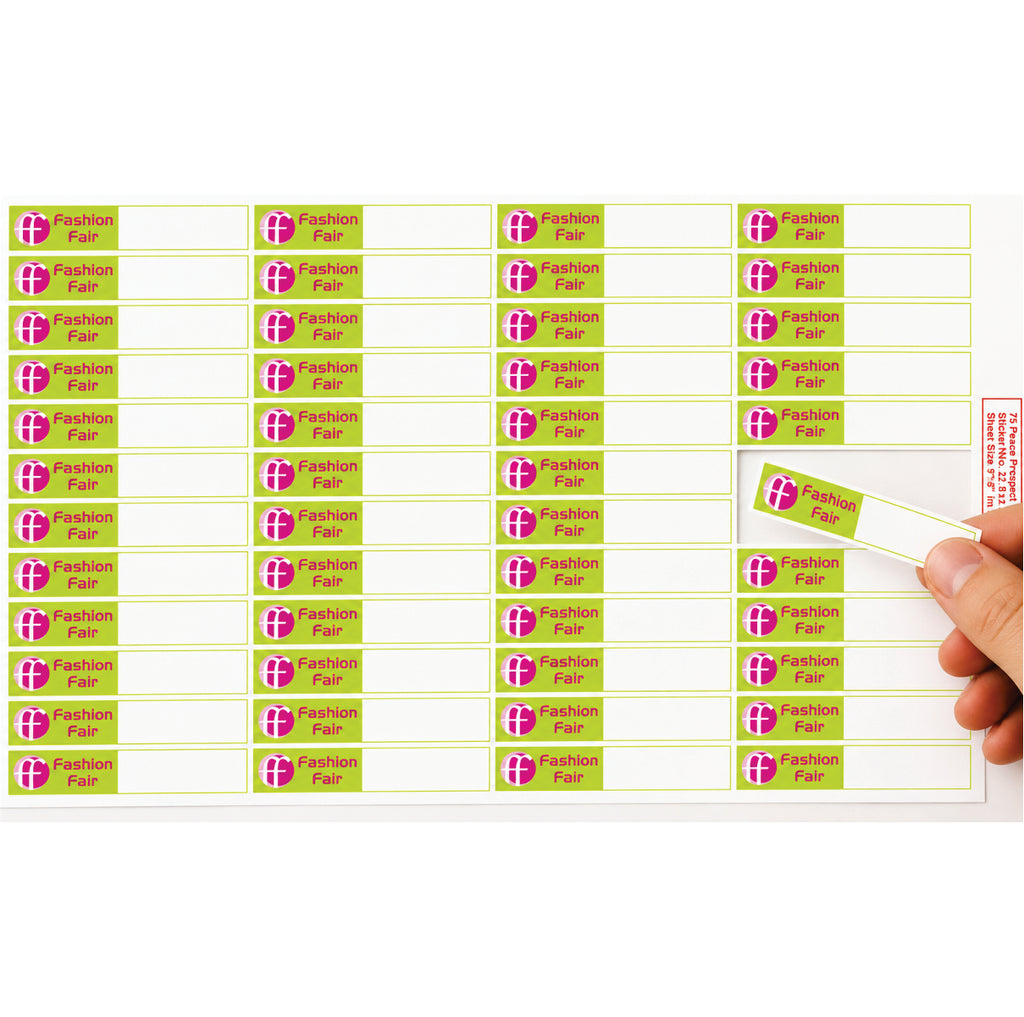 CUSTOM STICKER GE 01 | 100 SHEETS