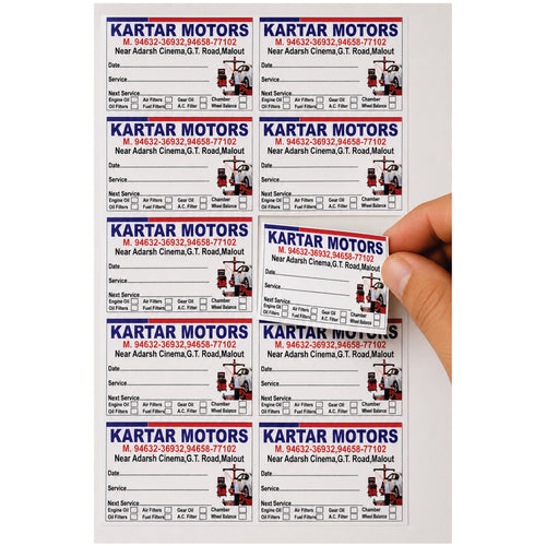 CUSTOM STICKER AU 01| 100 SHEETS