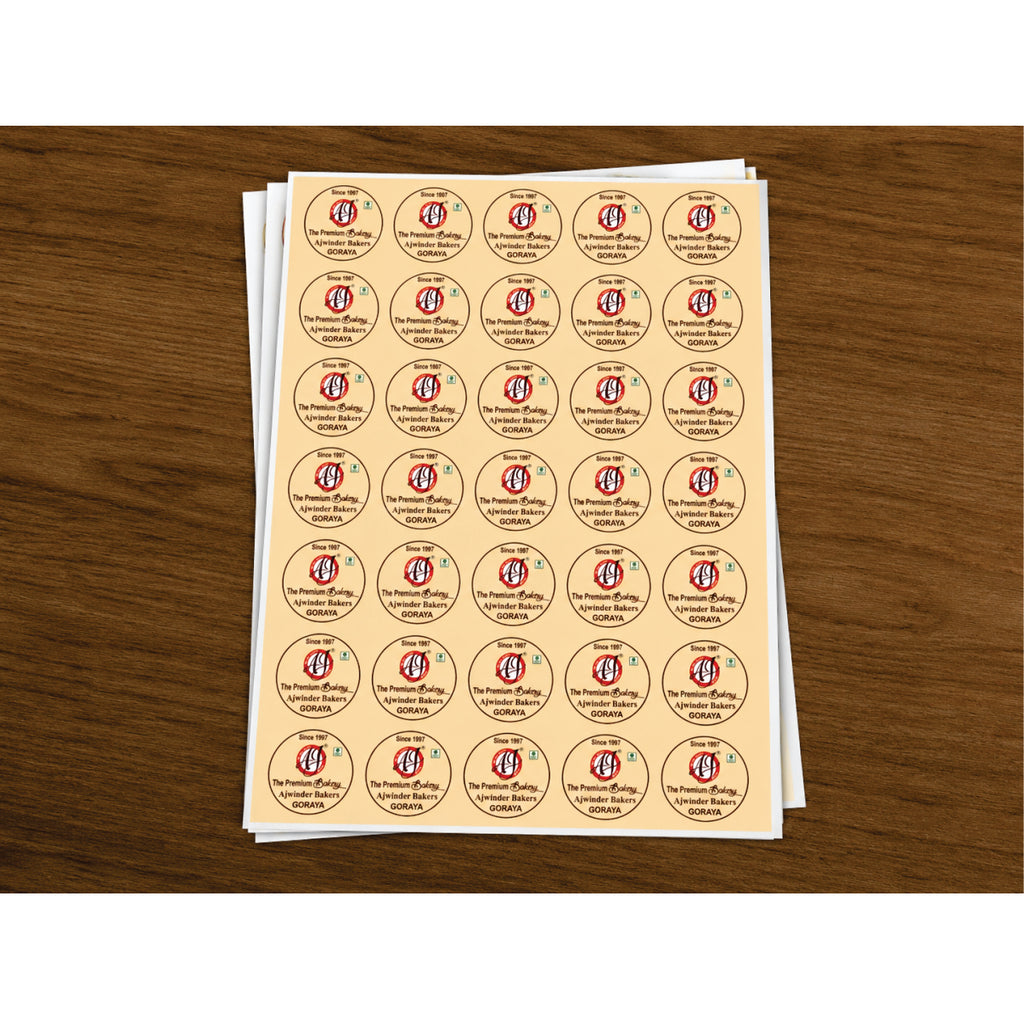 CUSTOM STICKER BK 002 | 100 SHEETS