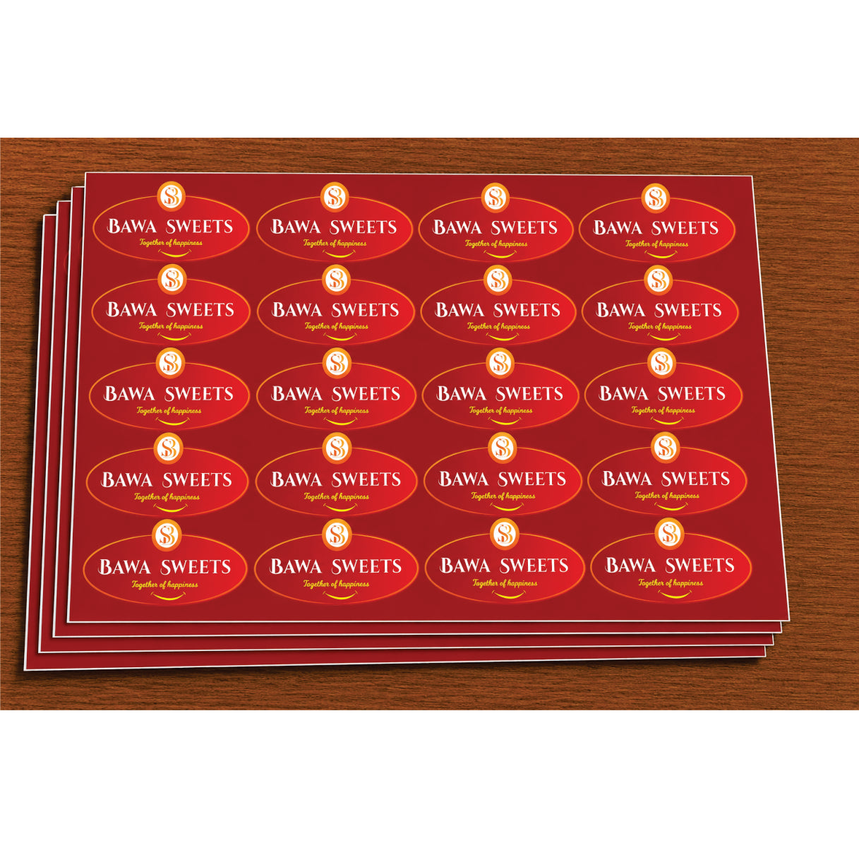 CUSTOM STICKER SW 20 | 100 SHEETS