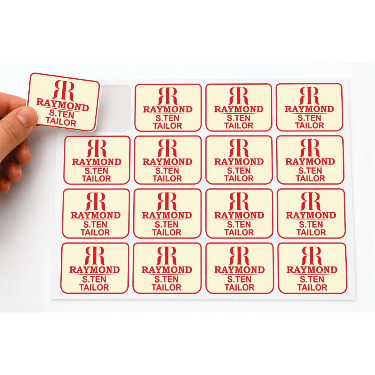CUSTOM STICKER TA 20| 100 SHEETS