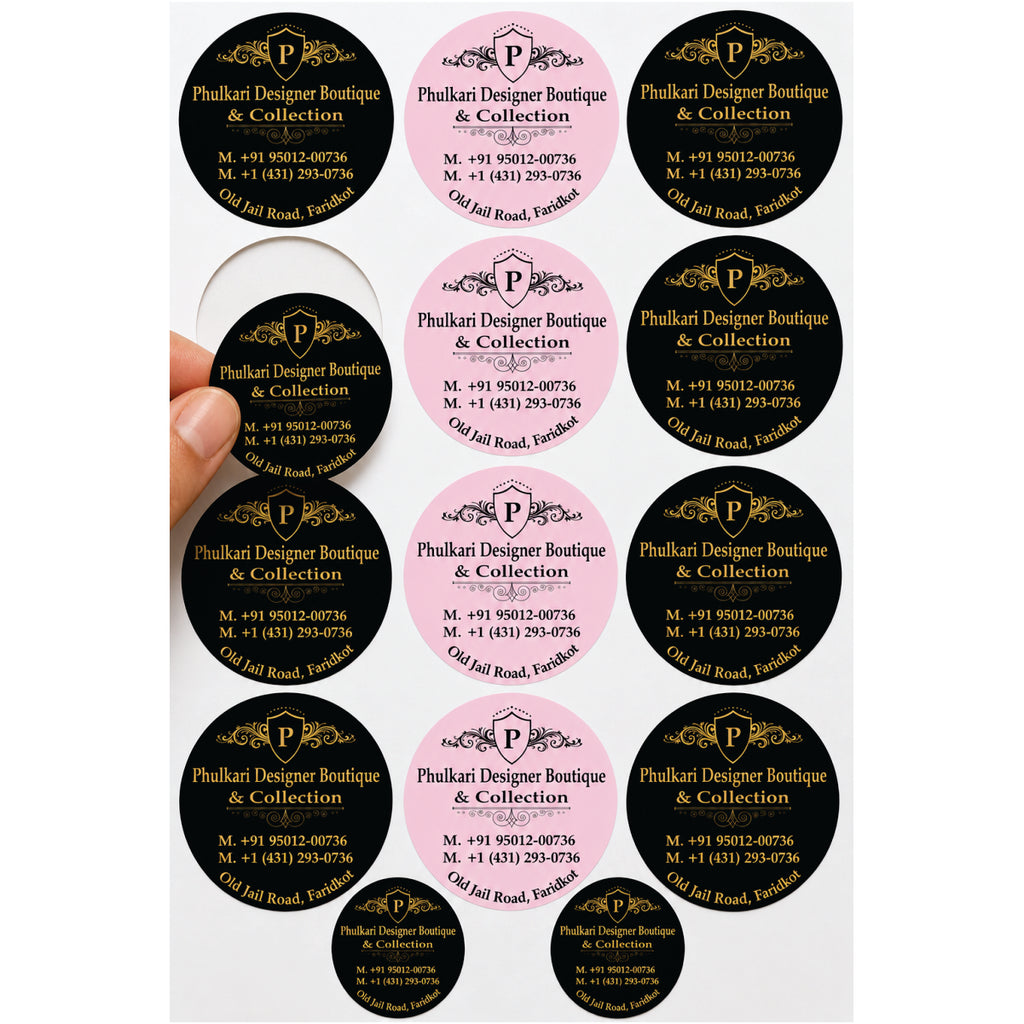 CUSTOM STICKER BOT 20| 100 SHEETS