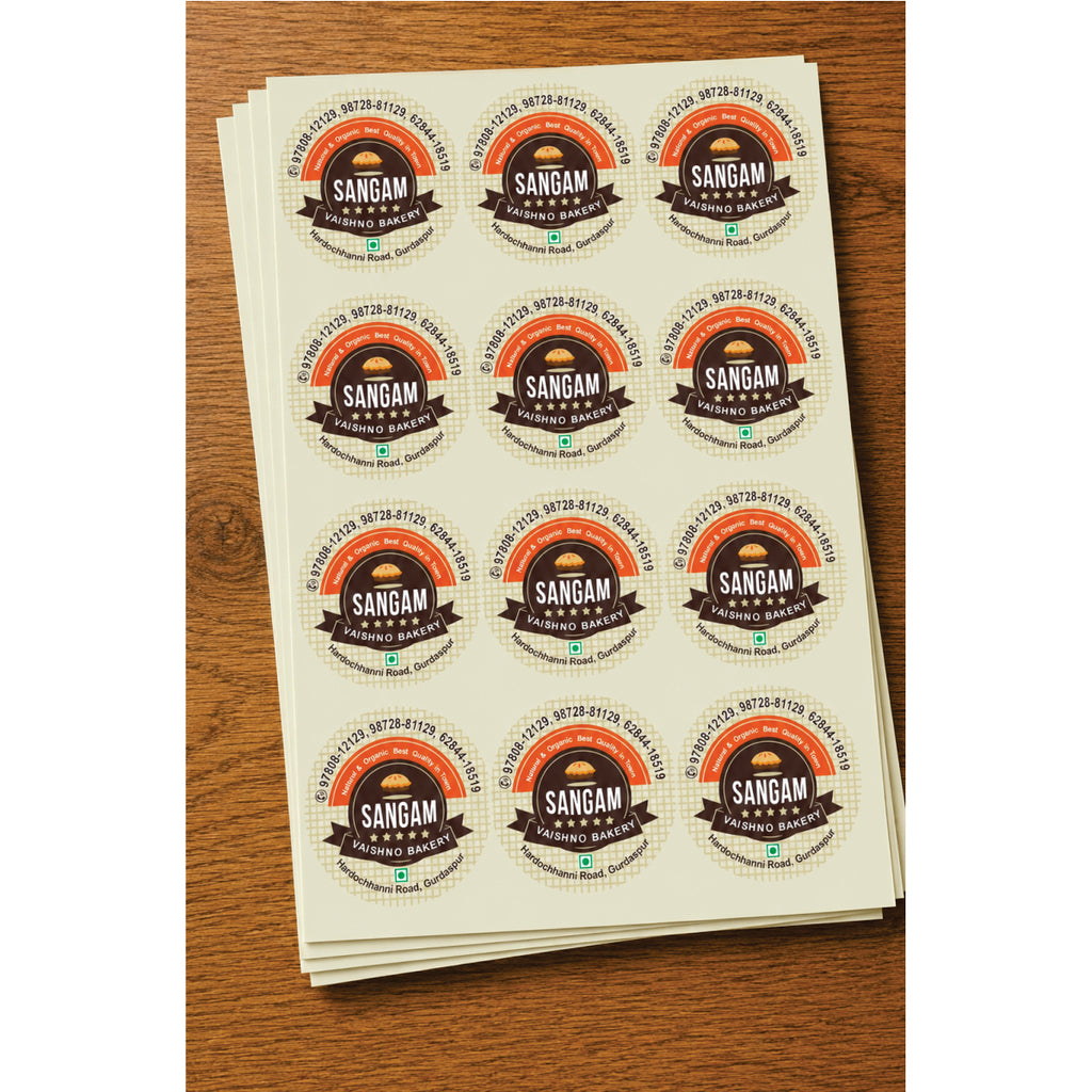 CUSTOM STICKER BK 21 | 100 SHEETS