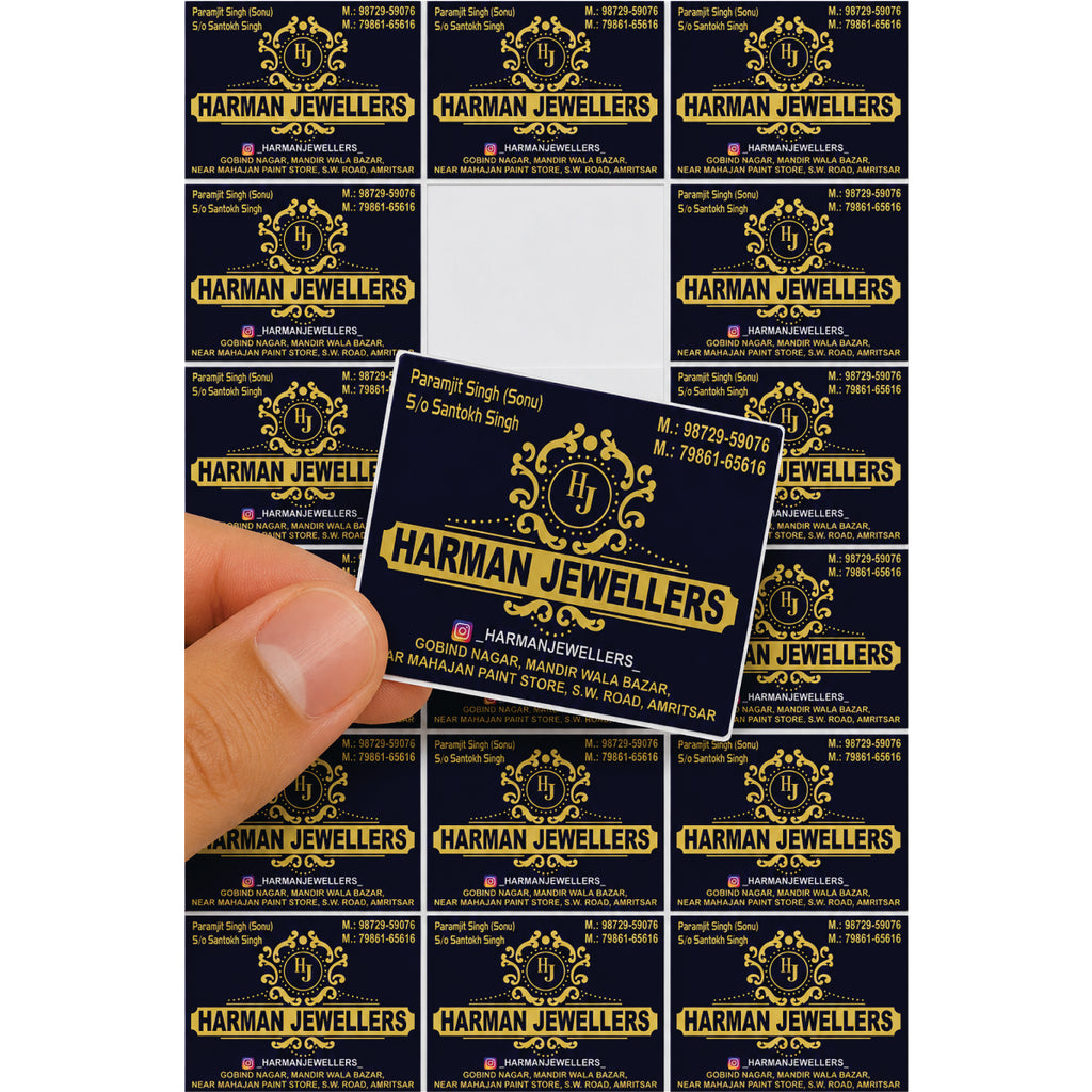 CUSTOM STICKER JE 21 | 100 SHEETS