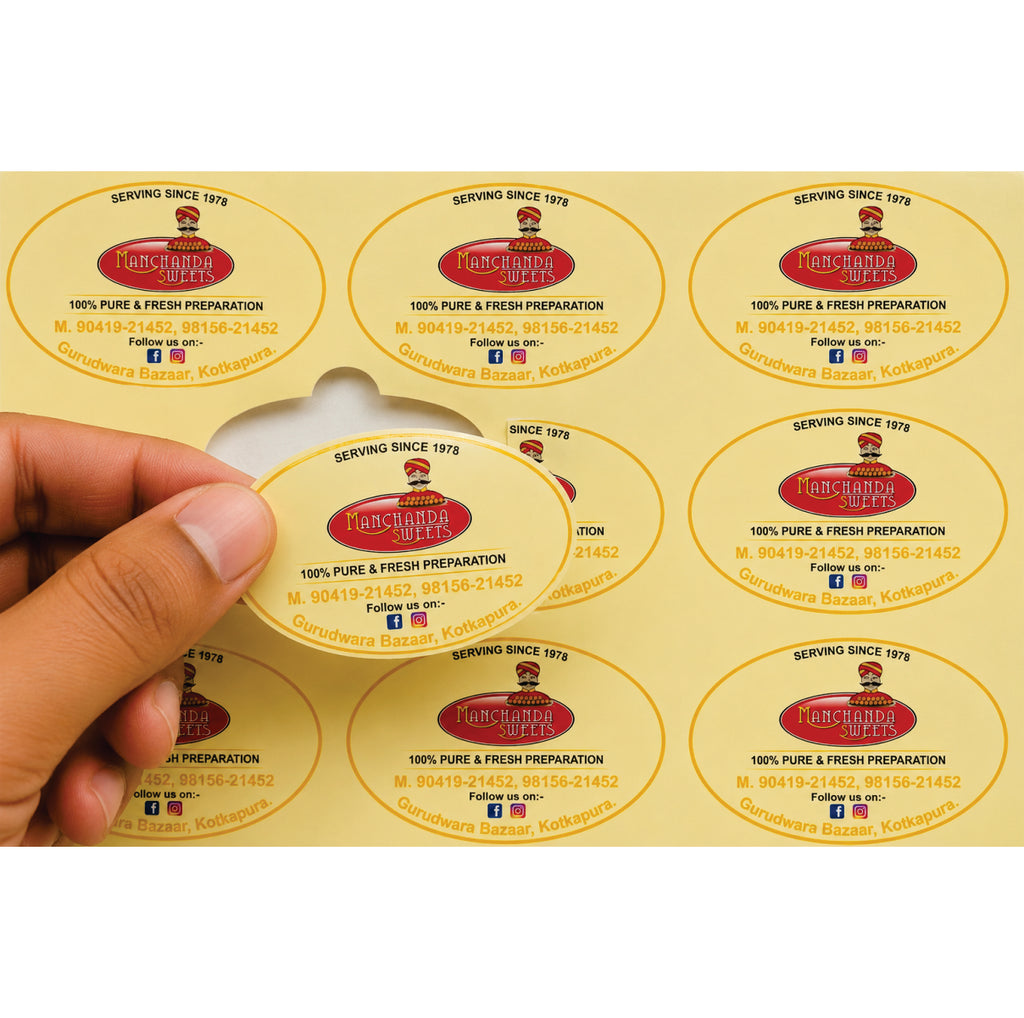 CUSTOM STICKER SW 21 | 100 SHEETS