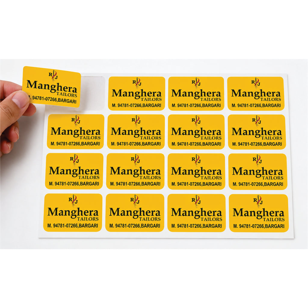 CUSTOM STICKER TA 22| 100 SHEETS