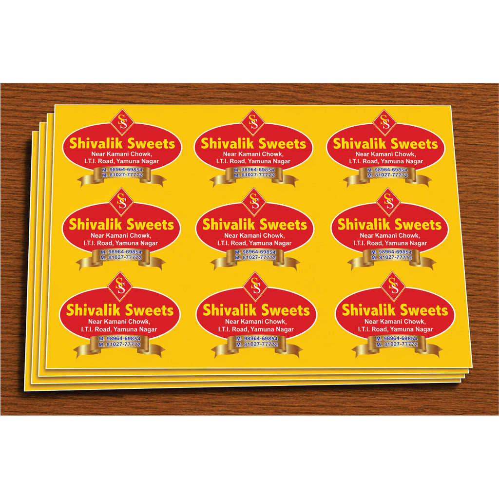 CUSTOM STICKER SW 22 | 100 SHEETS