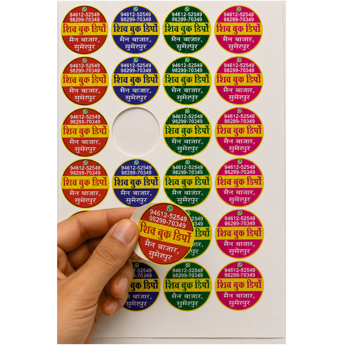 CUSTOM STICKER Bo 22| 100 SHEETS