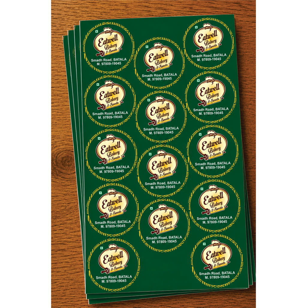 CUSTOM STICKER BK 23 | 100 SHEETS
